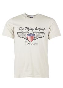 Top Gun Herren T-Shirt "TG20193027", beige, Gr. S, Obermaterial: 100% Baumwolle, Shirts