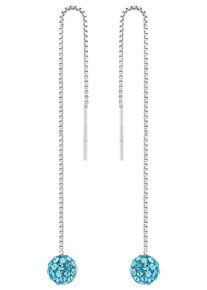 Amor Damen Paar Ohrhänger "2017158", Silber 925 (Sterlingsilber), bunt, Silber 925 (Sterlingsilber), Ohrringe, mit Zirkonia (synth.)
