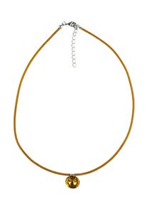 Damen Kette mit Anhänger "Frankfurt", orange, Basic, Collezione Alessandro, Glas, Halsketten, mit echtem Glasstein