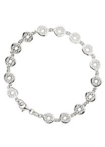 Jobo Damen Silberarmband "Armband", Silber 925 (Sterlingsilber), silber, Silber 925 (Sterlingsilber), Armbänder, 925 Silber 19 cm