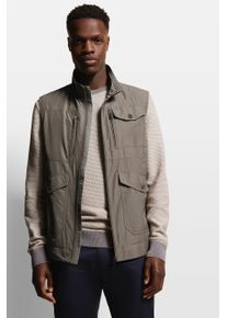 Bugatti Herren Steppweste, grün, casual, Gr. 52, 100% Polyester, Westen, mit wasserabweisender Funktion
