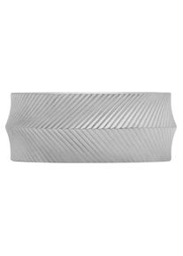 Fossil Damen Fingerring "HARLOW LINEAR, JF04568040, JF04611710", 18, Edelstahl, 10mm, silber, Edelstahl, Fingerringe