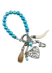 Damen Armband "Greta", blau, Collezione Alessandro, Glas, Armbänder
