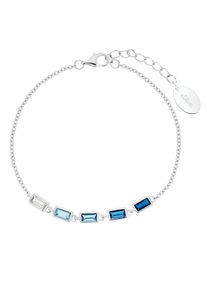 s.Oliver Damen Armband "2031408", Silber 925 (Sterlingsilber), bunt, Silber 925 (Sterlingsilber), Armbänder, mit Zirkonia (synth.)