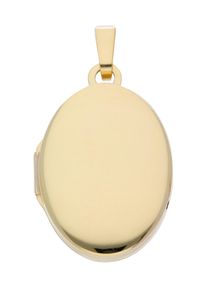 Adelia´s ADELIA ́S Damen Ketten-Anhänger "585 Gold Medaillon Anhänger", Gelbgold 585, gold, Gelbgold 585, Schmuckanhänger, 585 Gold Goldschmuck für Damen