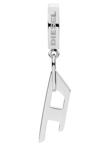 Diesel Damen Single-Creole "Schmuck Edelstahl Ohrschmuck Ohrringe STEEL", Edelstahl, silber, Edelstahl, Ohrringe