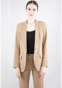 Imperial Damen Blusenblazer "Boyfriend-Blazer", braun, feminin, Gr. L, Obermaterial: 72% Polyester, 23% Viskose, 5% Elasthan, Blazer