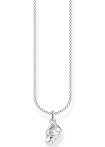 Thomas Sabo Damen Kette mit Anhänger "Babyschuh, KE2065-001-21-L45V", 45, Silber 925 (Sterlingsilber), silber, Silber 925 (Sterlingsilber), Halsketten