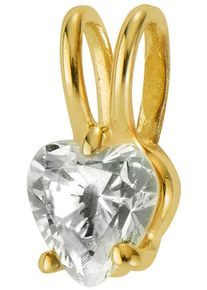 Firetti Damen Ketten-Anhänger "Schmuck Geschenk Gold 333 Halsschmuck Anhänger Herz", Gelbgold 333, 0,46 g, gold, Gelbgold 333, Schmuckanhänger, Made