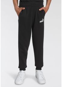 Puma Kinder Trainingshose "ESS LOGO PANTS TR CL B", schwarz, sportlich, Gr. 152, unifarben, Sweatware, Obermaterial: 68% Baumwolle, 32% Polyester,