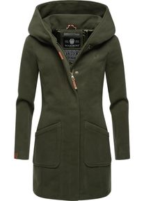 Marikoo Damen Wintermantel "Maikoo", grün, modisch, Gr. 5XL, Oberstoff: 90% Polyacryl, 8% Viskose, 2% Elasthan, Futter: 100% Polyester, Ärmelfutter: