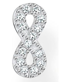 Thomas Sabo Damen Single-Ohrstecker "Infinity/Unendlichkeitsschleife, H2216-051-14, H2216-414-14", Silber 925 (Sterlingsilber), bunt, Silber 925