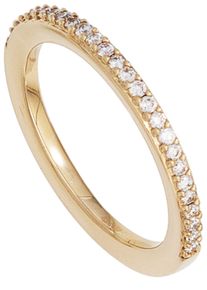 Jobo Damen Diamantring "Ring mit 26 Diamanten", 54, SI = kleine Einschlüsse, Gelbgold 585-Diamanten, gelb, Gelbgold 585, Diamanten, Fingerringe, 585