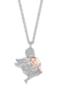 Engelsrufer Damen Kette mit Anhänger "Schutzengel, ERN-ANGEL-HW-BIR", Silber 925 (Sterlingsilber), L: 50cm, rosa, Silber 925 (Sterlingsilber),