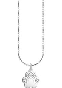 Thomas Sabo Damen Kette mit Anhänger "Pfoten-Anhänger, KE2215-051-14-L45V", 45, Silber 925 (Sterlingsilber), bunt, Silber 925 (Sterlingsilber),