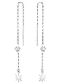 Amor Damen Paar Ohrhänger "Sterne, 2032718", Silber 925 (Sterlingsilber), bunt, Silber 925 (Sterlingsilber), Ohrringe, mit Zirkonia (synth.)