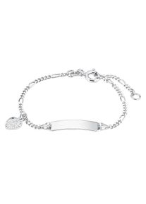 Amor Mädchen Silberarmband "Schutzengel/Herz, 9526703", Silber 925 (Sterlingsilber), silber, Silber 925 (Sterlingsilber), Armbänder, Made in Germany