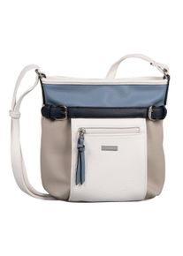 Tom Tailor Damen Umhängetasche "Juna", blau, Polyurethan, colorblocking, gepflegt, mehrfarbig, Taschen