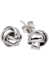 Lady Damen Paar Ohrstecker, Silber 925 (Sterlingsilber), silber, Silber 925 (Sterlingsilber), Ohrringe