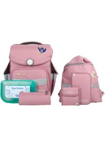 School-Mood Kinder Schulranzen "Timeless, Calamary", rosa, Polyester, Rucksäcke, aus recyceltem Material