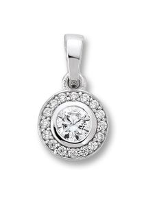 ONE ELEMENT Damen Ketten-Anhänger "Zirkonia Anhänger aus 925 Silber", mit Zirkonia, Silber 925 (Sterlingsilber), silber, Silber 925 (Sterlingsilber),