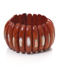 Damen Armband "Olivia", braun, Collezione Alessandro, Holz, Armbänder