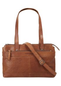 SPIKES & SPARROW Damen Henkeltasche, SPIKES & SPARROW, braun, Leder, vintage, Taschen, echt Leder