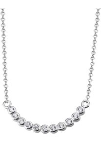 Firetti Damen Kette mit Anhänger "Schmuck Geschenk Silber 925 Halsschmuck Halskette Collier", Silber 925 (Sterlingsilber), L: 45cm B: 1,5mm, silber,