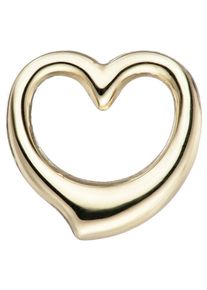 Jobo Damen Herz-Anhänger "Anhänger Schwingherz", Gelbgold 585, gelb, Gelbgold 585, Schmuckanhänger, 585 Gold