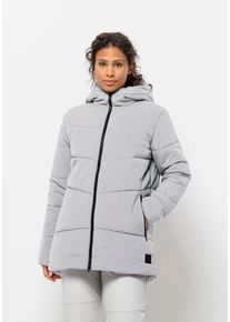 Jack Wolfskin Damen Funktionsjacke "KAROLINGER LONG JKT W", grau, Gr. XS, OBERSTOFF 100% POLYAMID FUTTER 100% POLYESTER FÜLLUNG 100% POLYESTER, Jacken