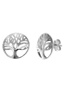 Firetti Damen Paar Ohrstecker "Schmuck Geschenk Silber 925 Ohrschmuck Lebensbaum", Silber 925 (Sterlingsilber), silber, Silber 925 (Sterlingsilber),
