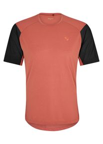 Ziener Herren Radtrikot "NENTIN", braun, Gr. 52, Obermaterial: 1. 85% Polyester, 15% Baumwolle; 2. 100% Polyester, Trikots