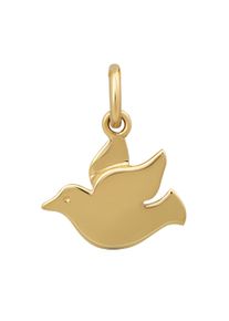 OROLINO Damen Ketten-Anhänger "585 Gold mit Tauben-Motiv", ONE-SIZE, Gold, 0,5 g, gelb, Gold, Schmuckanhänger