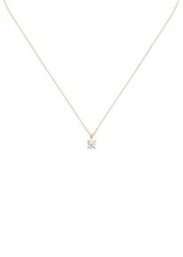 UNIKE JEWELLERY Damen Kette mit Anhänger "CLASSY SOLITAIRE, UK.CL.1204.0258", Silber 925 (Sterlingsilber), L: 47cm, silber, Silber 925