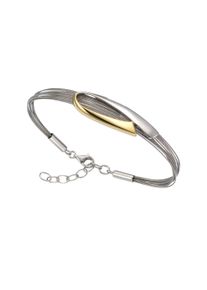 Vivance Damen Armband "925/- Sterling Silber bicolor", 17 + 3cm, Silber 925 (Sterlingsilber), bunt, Silber 925 (Sterlingsilber), Armbänder