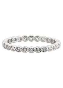 Bruno Banani Damen Fingerring "Schmuck Geschenk Silber 925 Damenring Memoire Regenbogen", 59, Silber 925 (Sterlingsilber), 2,3mm, silber, Silber 925