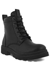 Ecco Damen Schnürboots "GRAINER W", Gr. 36, schwarz, Leder, klassisch, Schuhe, Stiefelette, Winterboots, Blockabsatz, mit Schurwollfutter