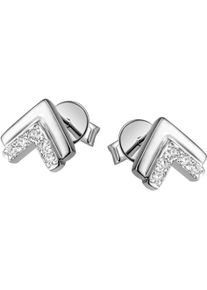 Firetti Damen Paar Ohrstecker "Schmuck Geschenk Silber 925 Ohrschmuck Ohrringe Spitze", Silber 925 (Sterlingsilber), silber, Silber 925
