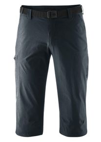 Gonso Herren Fahrradhose "Porto", grau, Gr. XXL, 90% Polyamid, 10% Elastan, Hosen, Herren 3/4 Radhose, Innenhose mit Sitzpolster, Bund inkl. Gürtel