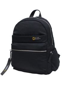 Cityrucksack "Research", National Geographic, schwarz, Kunstfaser, elegant, Rucksäcke, mit vielen Fächern