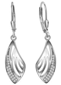 Firetti Damen Paar Ohrhänger "Schmuck Geschenk Silber 925 Ohrschmuck Patentbrisur Glitzer", Silber 925 (Sterlingsilber), silber, Silber 925
