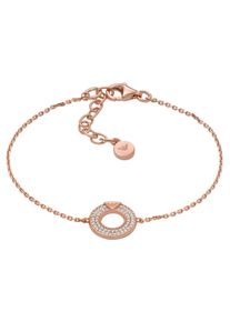 Emporio Armani Damen Armband "KEY BASICS, CORE EXTENSIONS, EG3589221", Silber 925 (Sterlingsilber), rosa, Silber 925 (Sterlingsilber), Armbänder