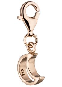 Jobo Damen Charm-Einhänger "Mond", rosa, Silber 925 (Sterlingsilber), Charms, 925 Silber roségold vergoldet