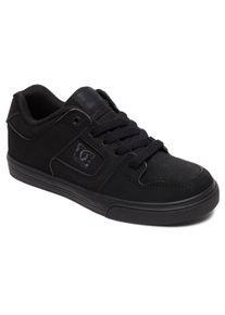 DC Shoes Kinder Sneaker "Pure", Gr. 10,5, schwarz, Obermaterial: Leder / Futter: Textil / Außensohle: Gummi, Schuhe