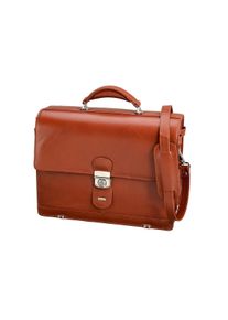Alassio Herren Aktentasche "Mocca", braun, Leder, Taschen, aus Leder