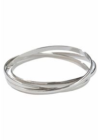 Firetti Damen Armreif "ineinander verschlungen", Metall, grau, Metall, Armbänder