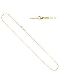 Jobo Damen Goldkette, Gelbgold 585, L: 45cm, gelb, Gelbgold 585, Halsketten, Kugelkette 585 Gold 45 cm 1,5 mm