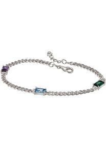 Firetti Damen Armband "Schmuck Geschenk Silber 925 Armschmuck Armkette", Silber 925 (Sterlingsilber), bunt, Silber 925 (Sterlingsilber), Armbänder,