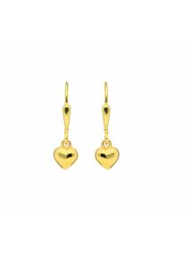 Adelia´s ADELIA ́S Damen Paar Ohrhänger "Damen Goldschmuck 1 Paar 333 Gold Ohrringe / Ohrhänger Herz", Damen, Gelbgold 333, gold, Gelbgold 333, Ohrringe, 333