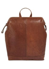 SPIKES & SPARROW Cityrucksack, SPIKES & SPARROW, braun, Rindsleder, Leder, unifarben, casual, Rucksäcke, echt Leder